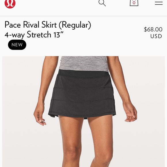 lululemon athletica Dresses & Skirts - Lululemon Pave Rival Skirt ( FIRM On PRICE)